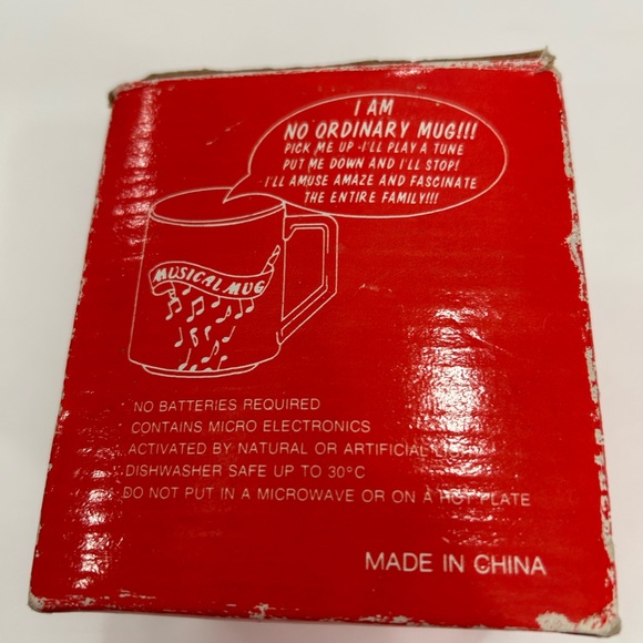 Vintage Y2K Happy Birthday Musical Mug - Picture 7 of 9